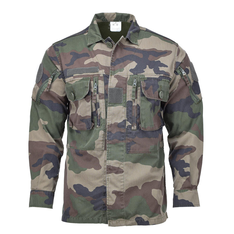 Original French Military Field Jacket Lätt RIPSTOP CCE CAMOUFLAGE SHIRTS