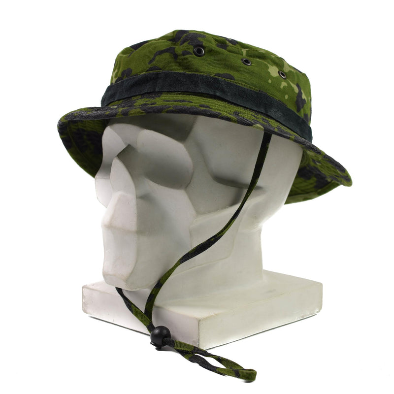 Äkta danska armé boonie hatt militär m84 flecktarn camo djungel sommar mössa