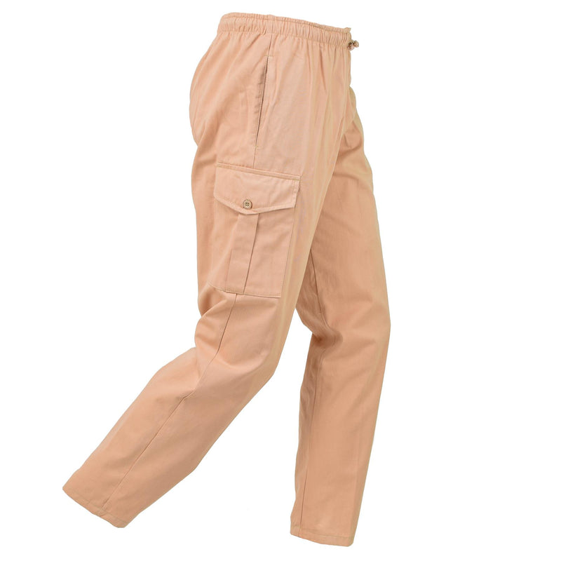 Original British Military Work Safari Tan Pants Justerbara arbetskläderbyxor Nya