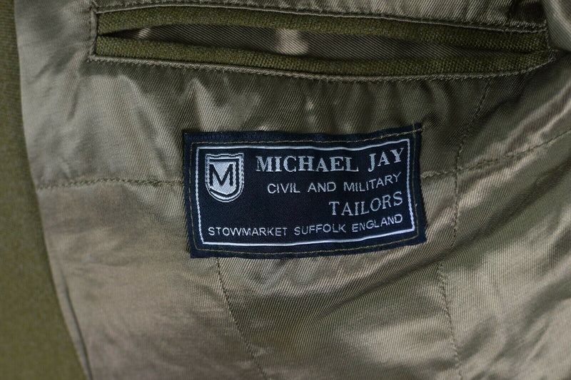 Äkta brittiska arméuniform Olive Khaki Formell jacka od militär fråga