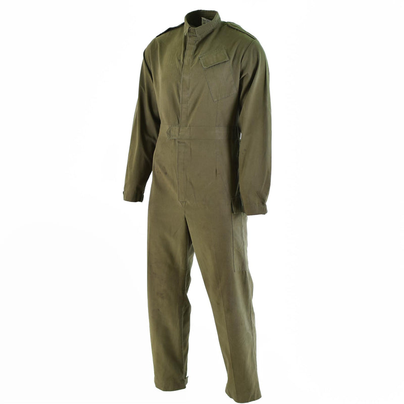 Original British Army Olive Green Suit Coverall Mechanics Jumpsuit Coveralls