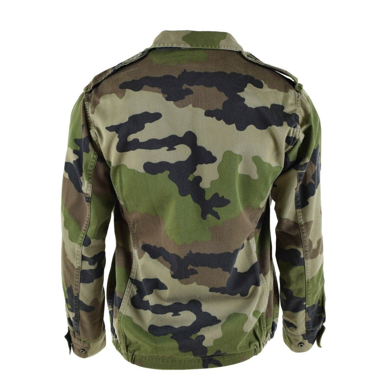 Äkta den franska armén F2 Combat Jacket trötthet ce camo militär fråga överskott