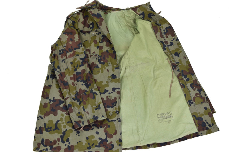 Äkta rumänska arméparka m93 strid camo blad bdu jacka militär ny