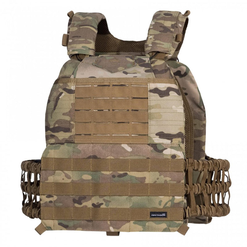 Pentagon Milon Plate Carrier Mk2 Multicam Tactical Ballistic Vest Molle System