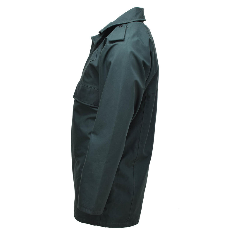 Original British Police Uniform Anorak Waterproof Parka Raincoat Olänkad grön