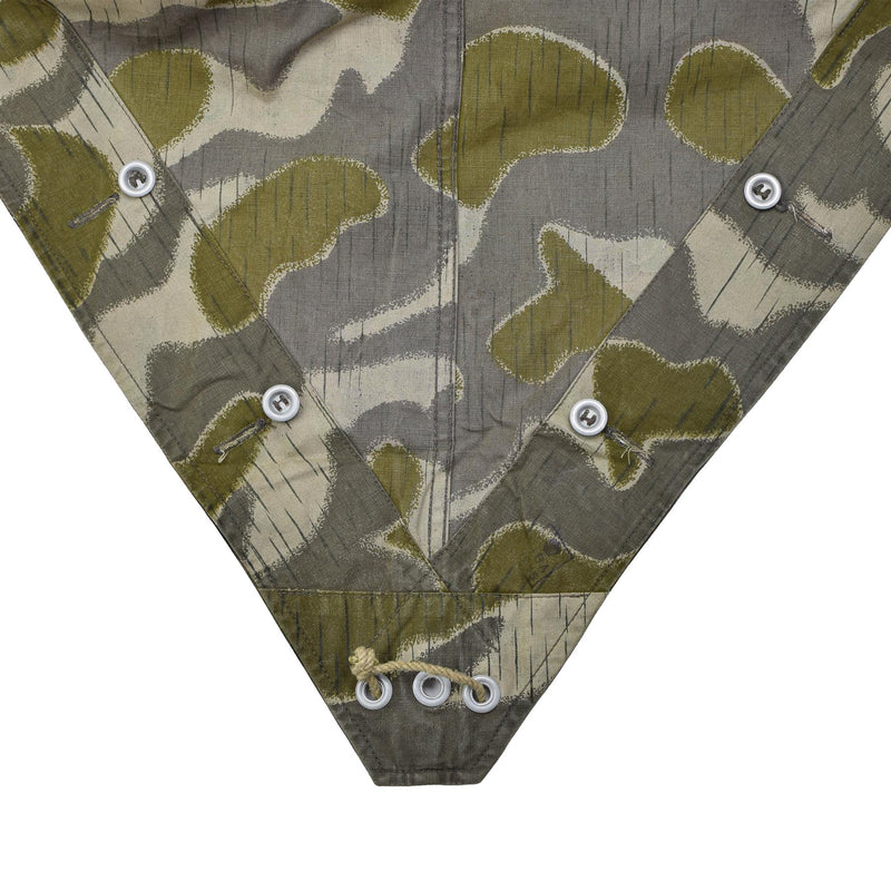 Original Österrikisk armé PEA POT SPLINTER CAMO PONCHO Tält Vattenbeständig årgång