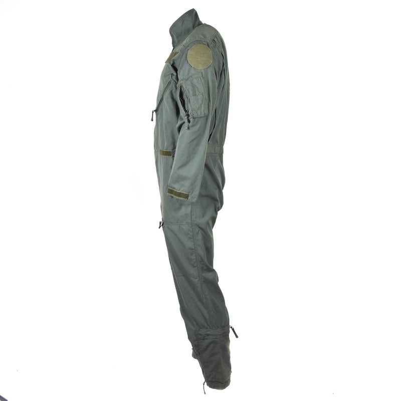 Original Dutch Army Coverall Aramid Carbon Fiber Flight Suit Pilot Fighter Green