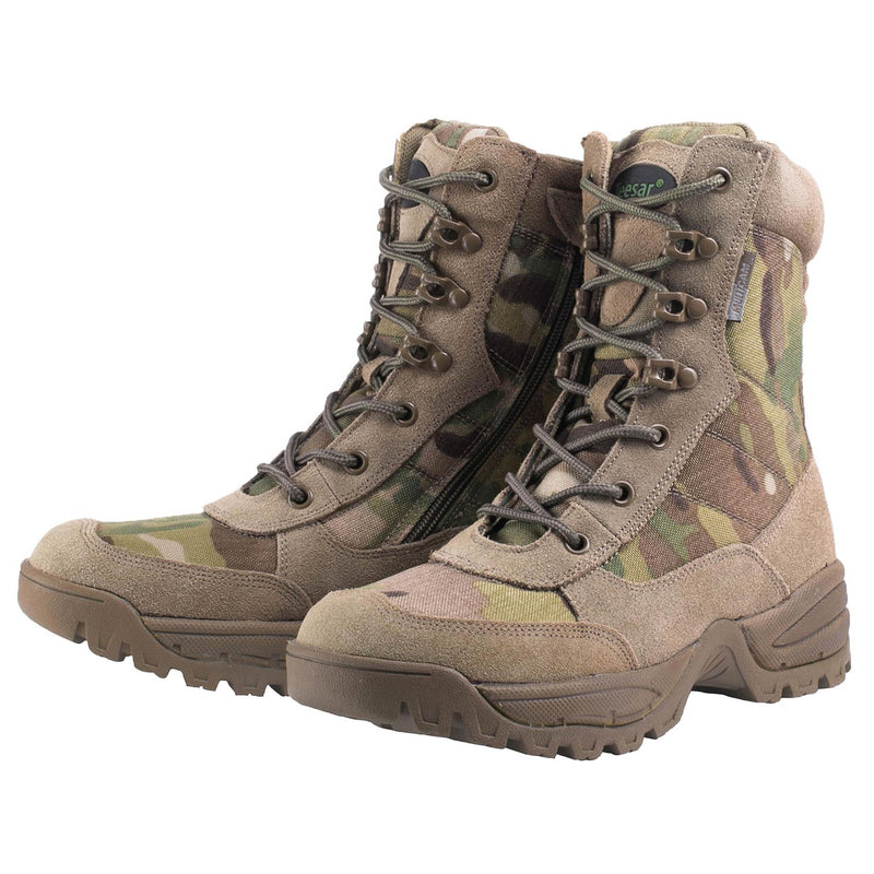 Teesar Tactical Multicam Boots Side Zip Hunting vandringsvandringsskor