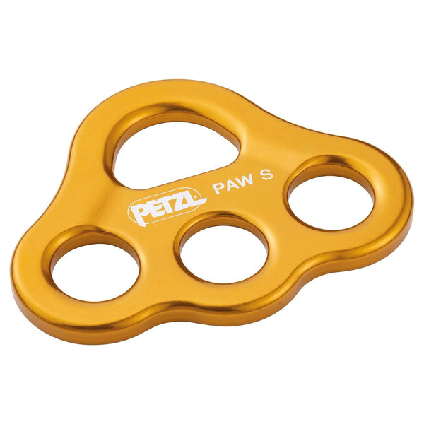 Petzl Paw S Safety Rigging Plate 3 Anchor Points High Strength Aluminium Yellow