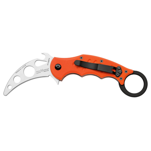 Fox Knives FX-599 TK Folding Karambit Knife AISI 420C rostfritt stålblad