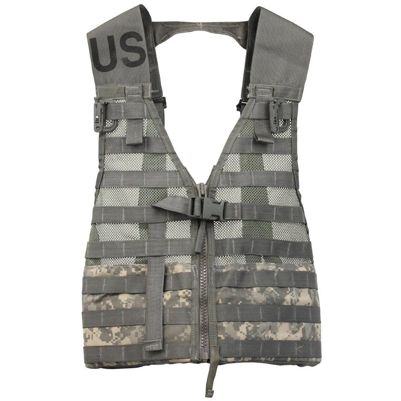 Original U.S. Army Tactical Vest Molle II Justerbar en-storlek mörkgrå