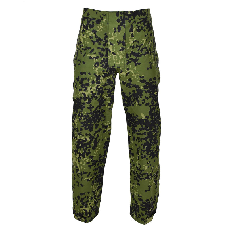 Original danska militär M84 Camo Rain Pants Waterproof Field Combat Byxor