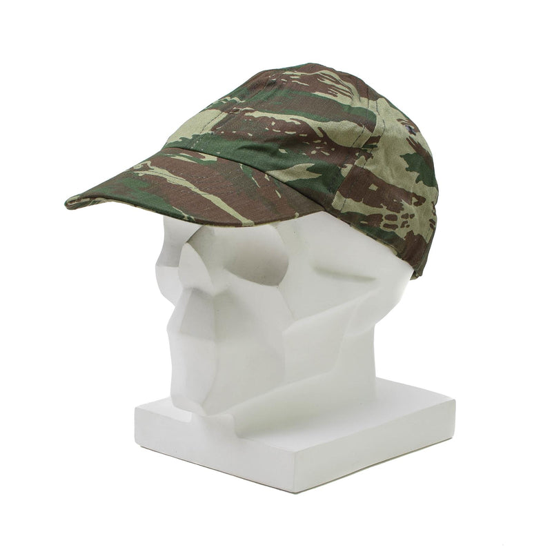 Original grekiska arméfält trupper mössa ödla camo hatt Grekland militäröverskott