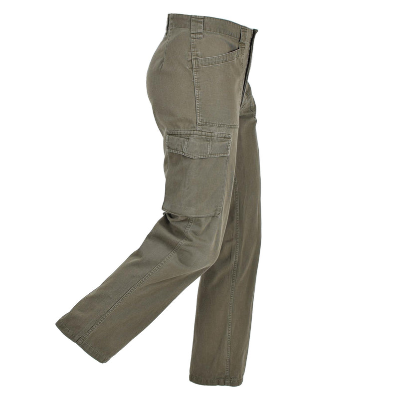 Original Österrikisk armélastarbete Pants Olive Field Service Classic byxor