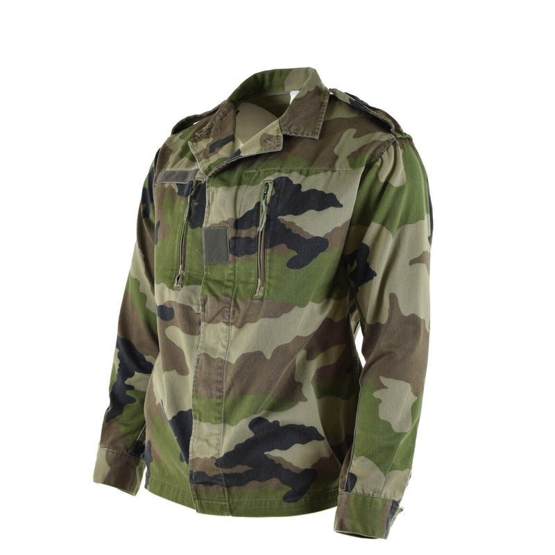 Äkta den franska armén F2 Combat Jacket trötthet ce camo militär fråga överskott