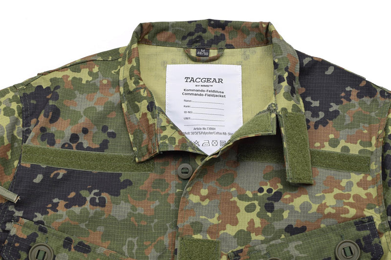 Tacgear Brand German Army Style Field Jacket Commando Flecktran Tactical Shirts