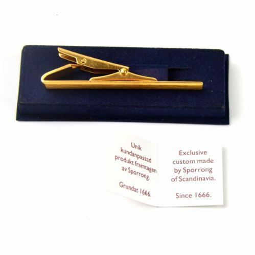 Original Scandinavia Sporrong Brand Tie Clip Sverige Army Air Forces Uniform