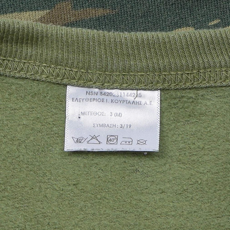 Original grekisk armé tröja Grekland militär sportkläder skjortor ödla camo