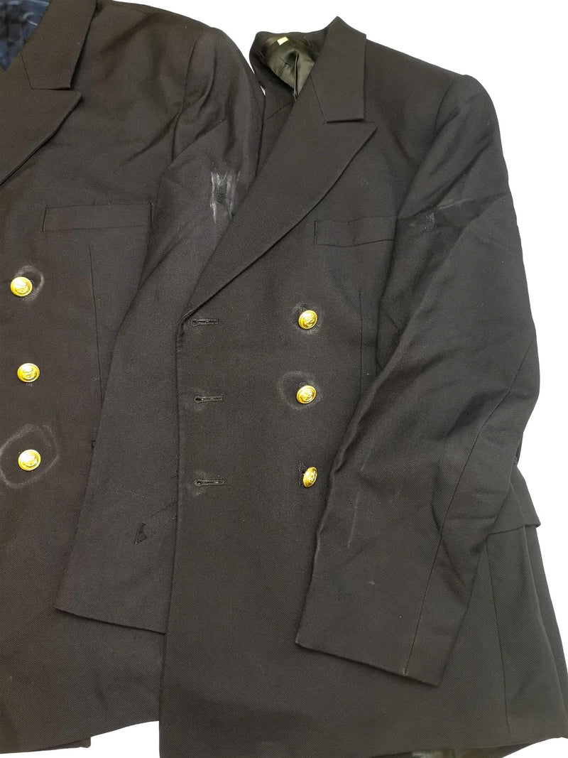 Original German Army Marines Dress Jacket Dark Navy Formal Uniform Military