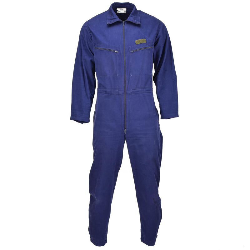 Original Tyskland Military Coverall Navy Work Uniform Army Blue Workwear Jumpsuit