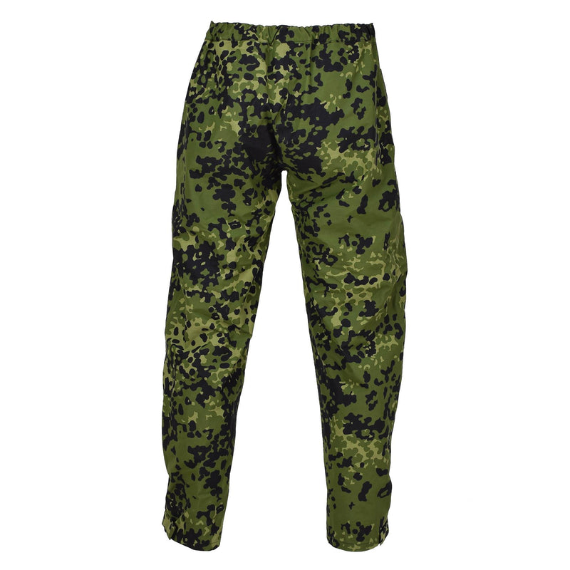 Original danska militär M84 Camo Rain Pants Waterproof Field Combat Byxor