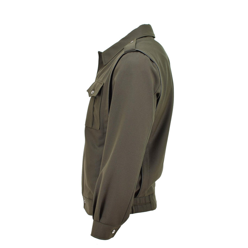 Original tjeckisk militärblusjacka fält trupper casual armé olivblouson ny