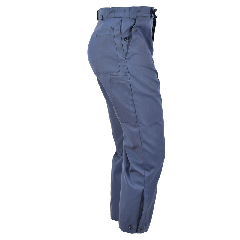 Äkta schweiziska civilförsvarsbyxor Blue Pants Combat Schweiz Military New