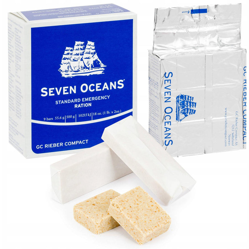 Sju Oceans Biscuit Ration Meal Emergency Food Survival Camping Vandring 1st