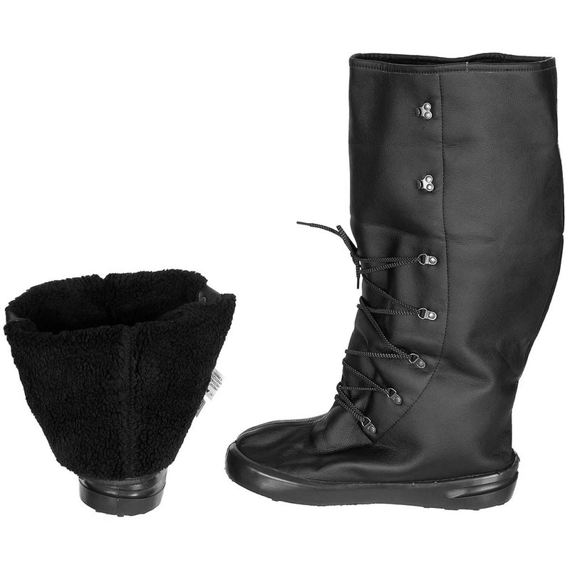 Original Norge Army Alfa Overboots isolerande svarta läderskor bra grepp nytt