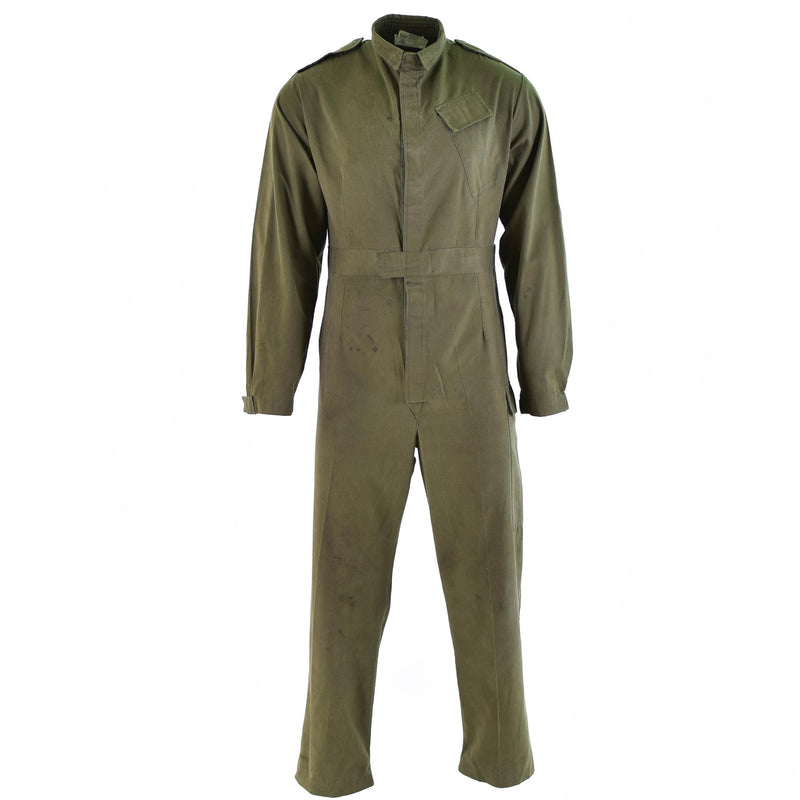 Original British Army Olive Green Suit Coverall Mechanics Jumpsuit Coveralls