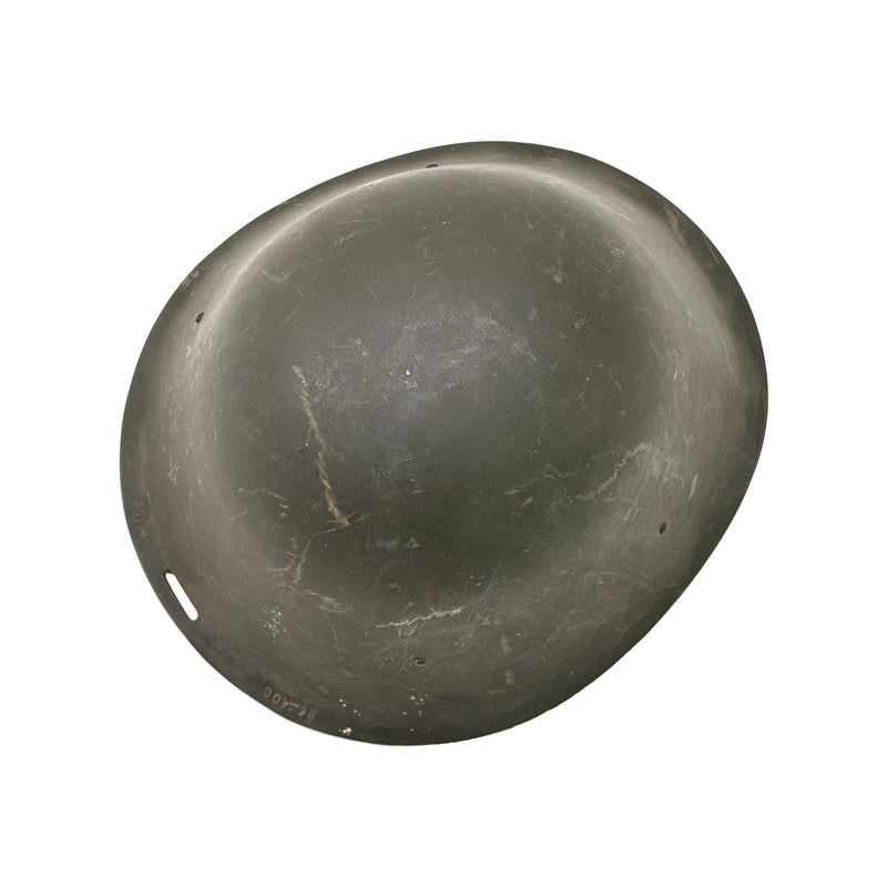 Original rumänska militära taktiska stålhjälm M73 Paratrooper Chinstrap Olive