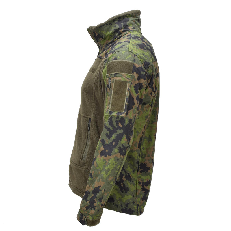 MFH Tactical Jacket YKK Zips RipStop Vents Justerbara ärmar M05 FINNISK CAMO