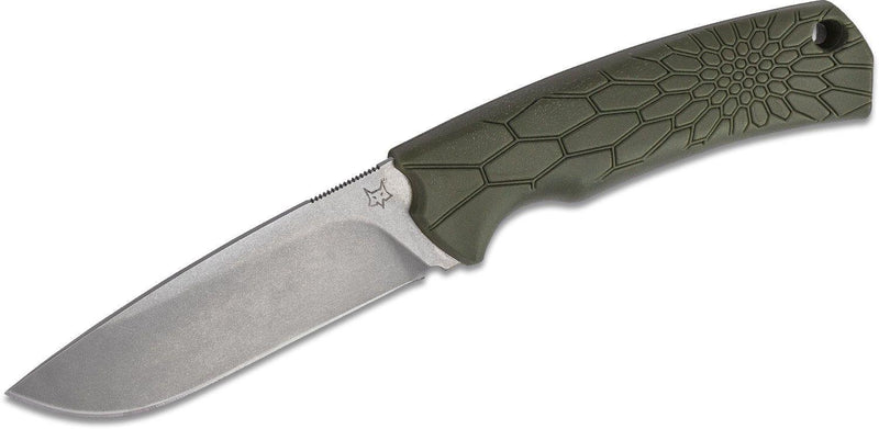 Fox Knives Brand Italy Core Vox Fixed Blade Knife Becut Steel Green Olive