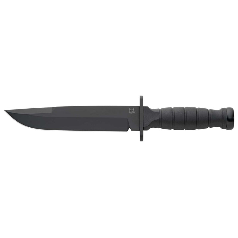 FOX KNIVER Märke FX-689 Defender Fixed Knife Tactical Clip Point Blad Black