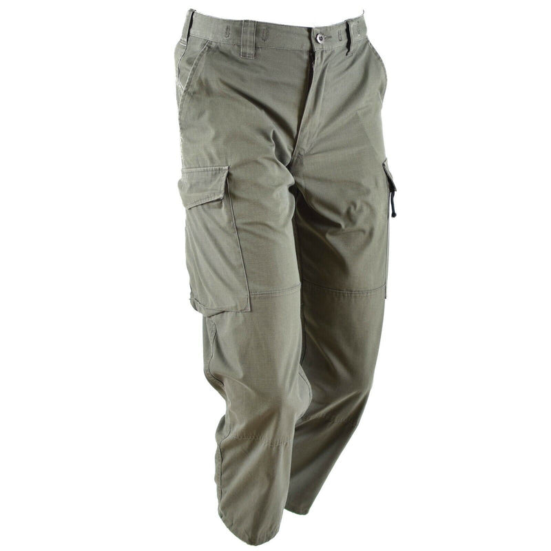 Äkta österrikiska armébyxor RIP STOP STOP OD Military Combat Field Trousers Olive BDU