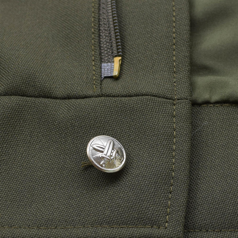 Original tjeckisk militärblusjacka fält trupper casual armé olivblouson ny