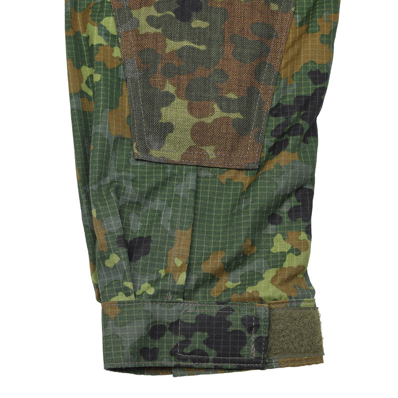 Leo Kohler Military Ripstop Smock Jacket Flecktarn Camouflage Tactical Cordura