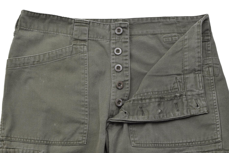 Original Österrikisk armélastarbete Pants Olive Field Service Classic byxor