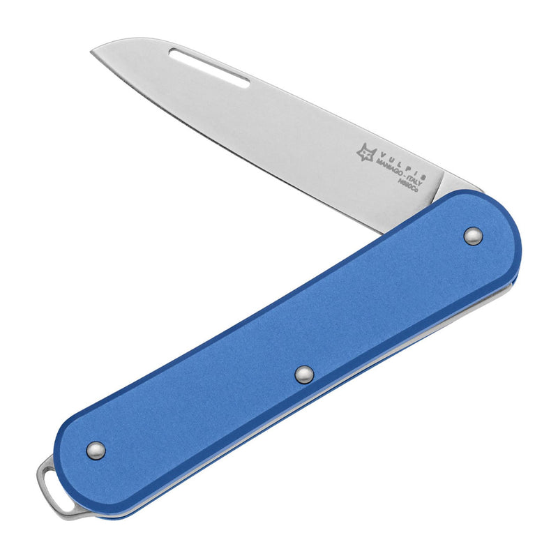 Fox Knives Vulpis FX-VP130 SB Folding Pocket Knife rostfritt stål N690CO Blue