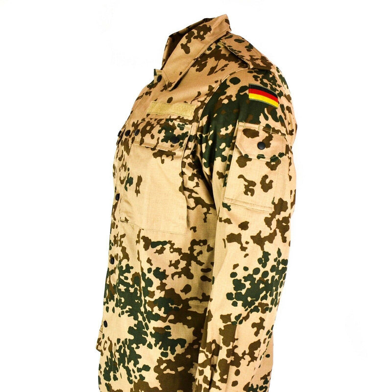 Original German Army Shirt Desert Tropic Camo Field Combat Jacket BW Army Issue