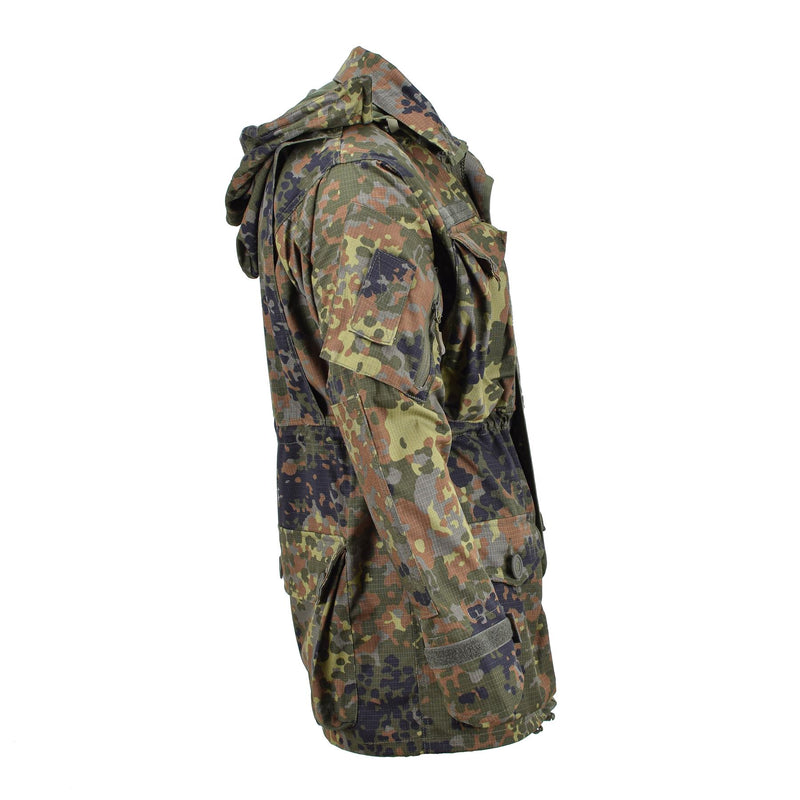 TACGEAR Brand tysk militär stil smock jacka commando flecktran ykk dragkedja