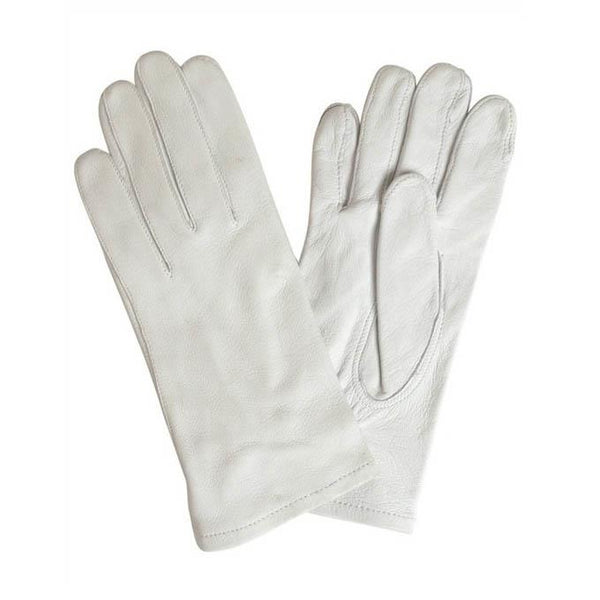 Original German Army Formal White Leather Parade handskar Militäröverskottsproblem