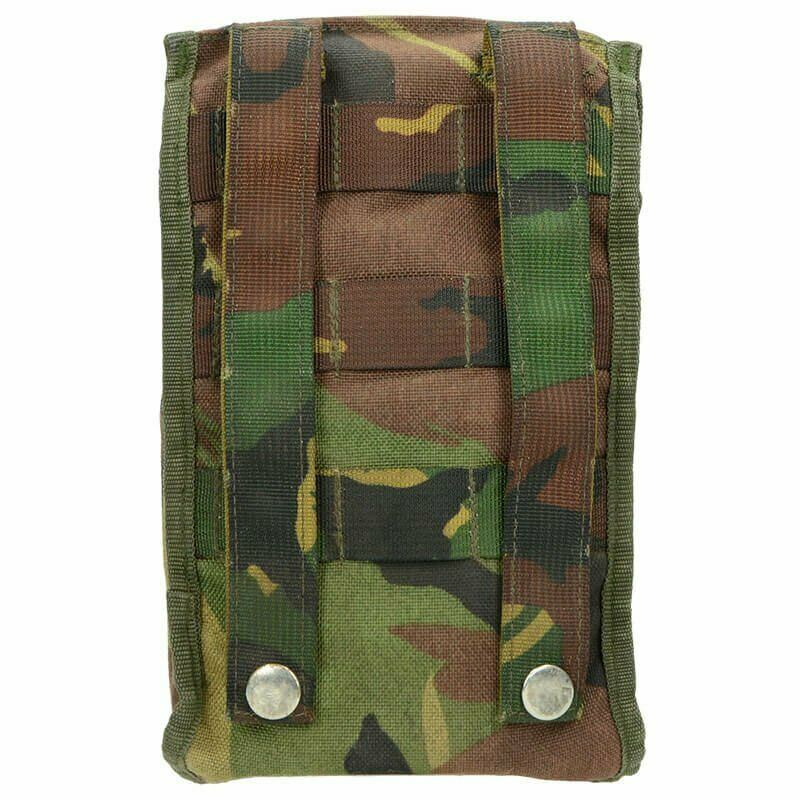 Äkta holländska armékanten w Pouch & rostfritt stålkopp DPM -kamouflage molle