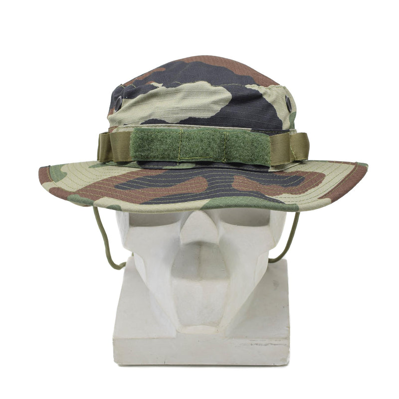 Tacgear Brand French Army Style Boonie Hat CCE CAMO RIPSTOP WIDT BRIM VENT HOLES