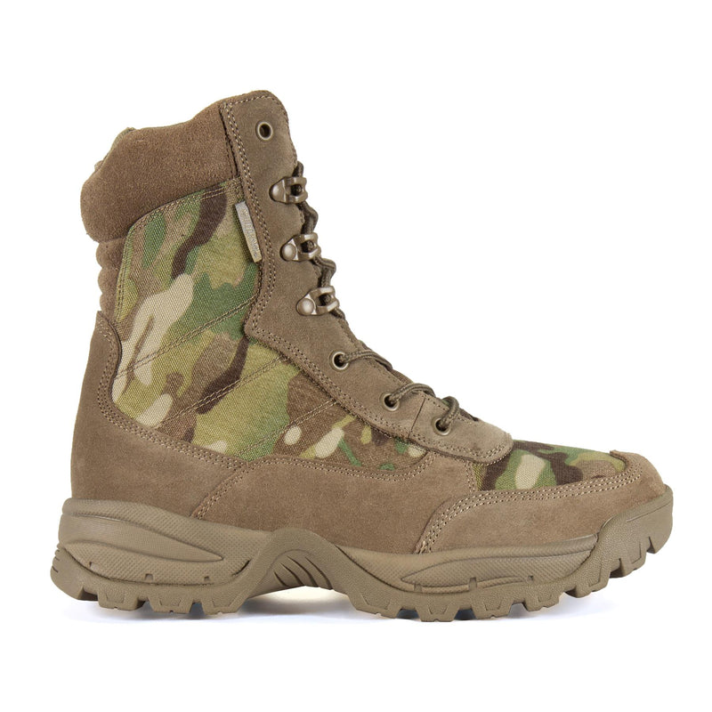 Teesar Tactical Multicam Boots Side Zip Hunting vandringsvandringsskor