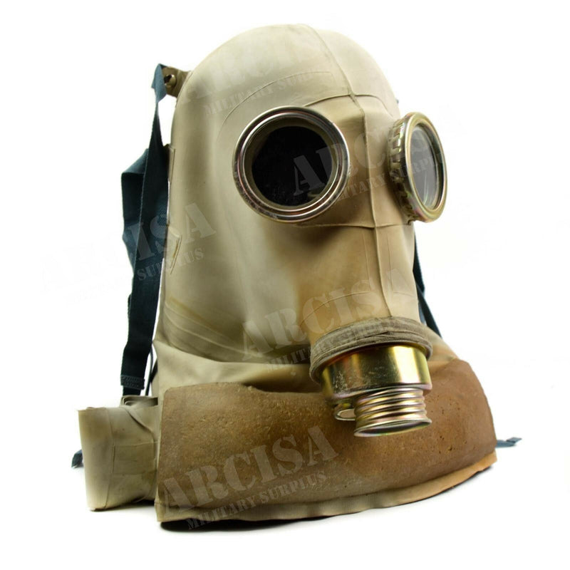 Original Polish Military SR 1 Gas Mask Sovjet Era Slangfilter Komplett uppsättning