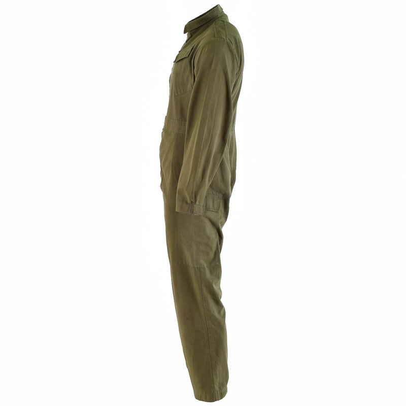 Original British Army Olive Green Suit Coverall Mechanics Jumpsuit Coveralls