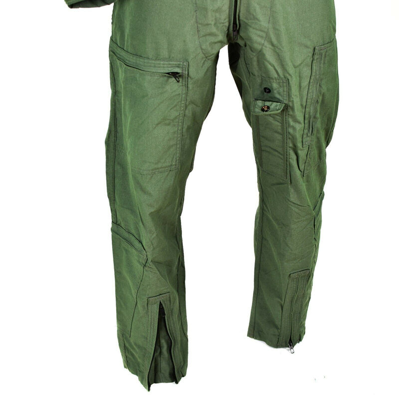 Äkta amerikansk arméomslag USAF CWU-27/P Flight Suit Green Nomex Fire Resist