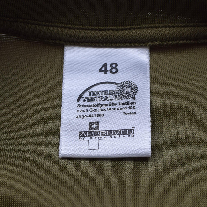 Original Swiss Army T-shirts khaki snabb torr andas av sportkläderskjorta överskott