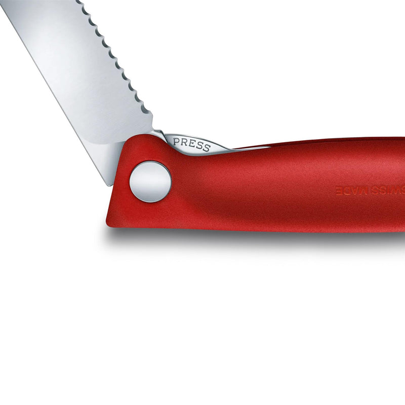 Victorinox Swiss Classic Folding Paring Knife rostfritt stål Bladröd